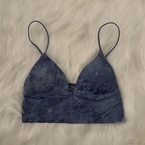 PacSun Acid Wash Cami Mesh Back Top